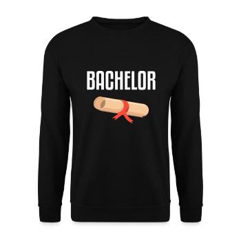Student - Unisex Pullover - Schwarz - Vorne - Alina (178cm) & Michal (187cm)