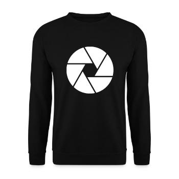 photographer - Unisex Sweatshirt - black - Front - Alina (178cm) & Michal (187cm)