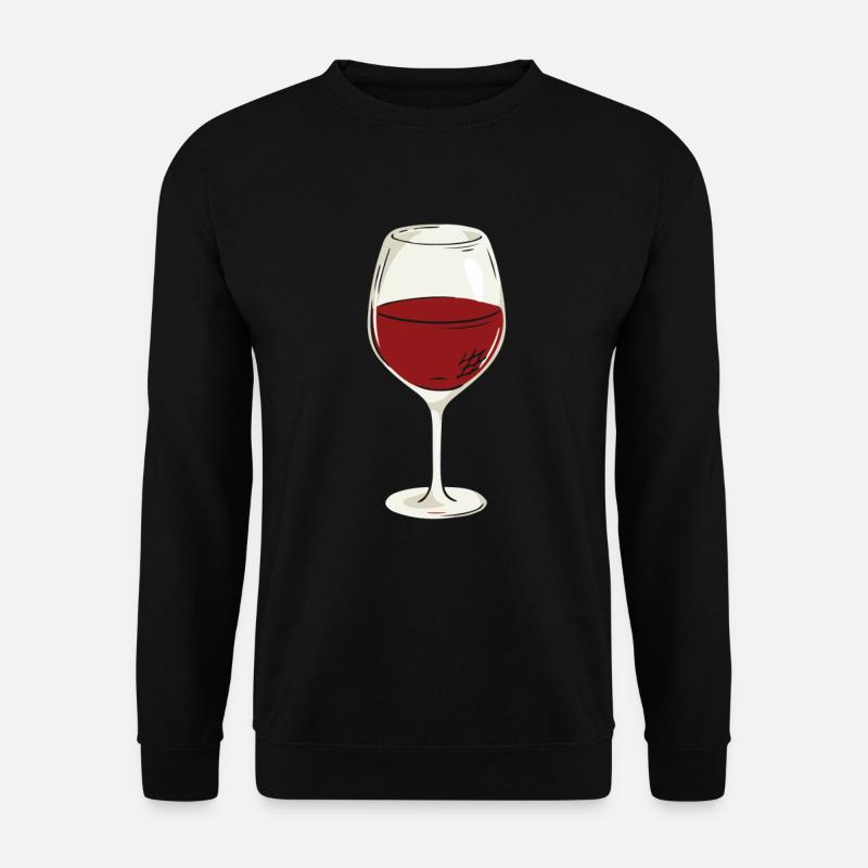 Wein - Unisex Pullover - Schwarz