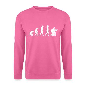 Feuerwehrmann Freiwillige Evolution Feuerwehr - Unisex Pullover - Pink - Vorne