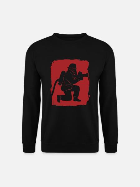 Feuerwehr - Unisex Pullover - Schwarz