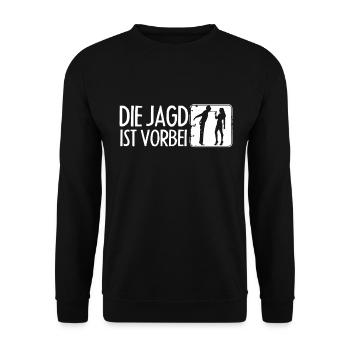 Junggesellinnenabschied Junggeselle - Unisex Pullover - Schwarz - Vorne - Alina (178cm) & Michal (187cm)