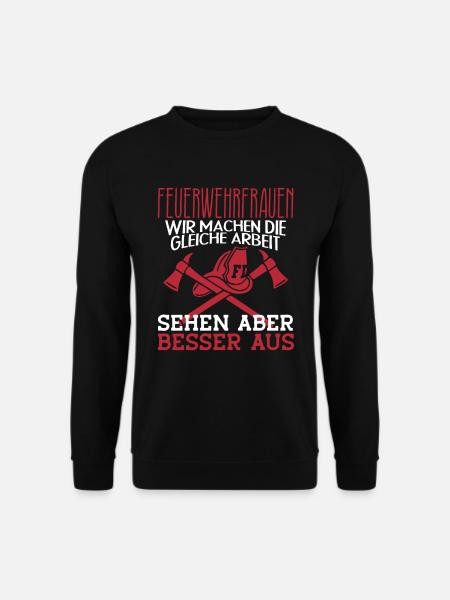Feuerwehrmann Rettungssanitäter Freiwillige - Unisex Pullover - Schwarz