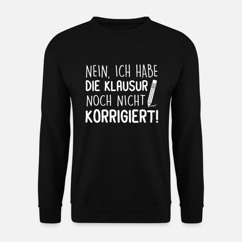 Lehrer Schule Lehrerin Biologie - Unisex Pullover - Schwarz