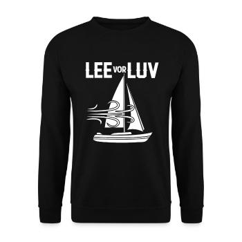 Sailing sailor sailboat sailing ship sailing sport - Unisex Sweatshirt - black - Front - Alina (178cm) & Michal (187cm)