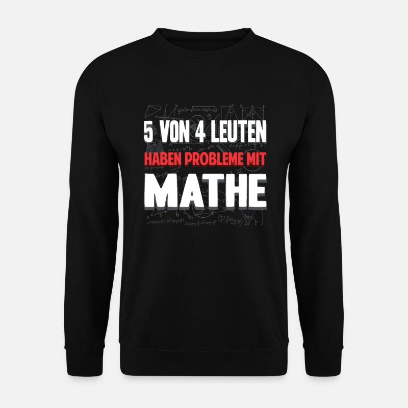 Math mathematician student - Unisex Sweatshirt - black