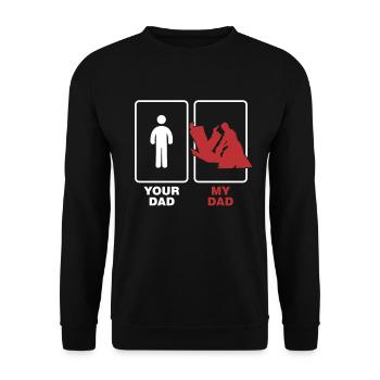 Arts Martiaux Judo Autodéfense Karaté Combat - Sweat-shirt Unisexe - noir - Devant - Alina (178cm) & Michal (187cm)