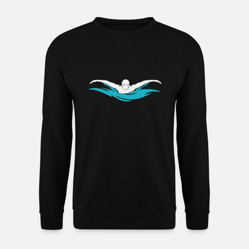 swim - Unisex Sweatshirt - black