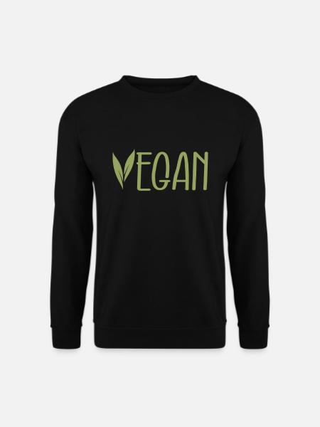 végétalien - Sweat-shirt Unisexe - noir