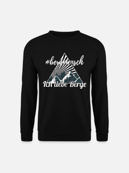 Kletterer Klettern Berge Bergmensch Geschenkidee - Unisex Pullover - Schwarz