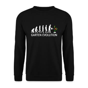 Garten Evolution - Unisex Pullover - Schwarz - Vorne - Alina (178cm) & Michal (187cm)
