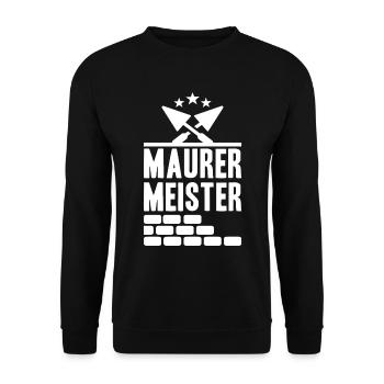 MAURER MEISTER - Unisex Pullover - Schwarz - Vorne - Alina (178cm) & Michal (187cm)