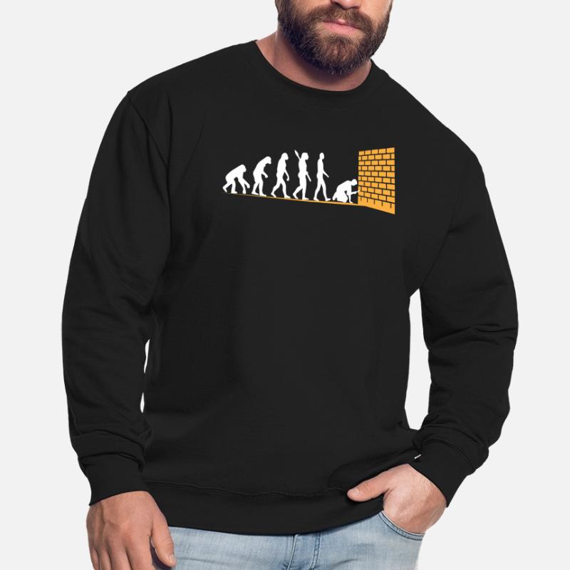Evolution du maçon Sweat-shirt Unisexe