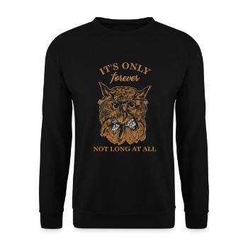 Das Labyrinth Jareth Goblin King Geschenk ist es nur - Unisex Pullover - Schwarz - Vorne - Alina (178cm) & Michal (187cm)