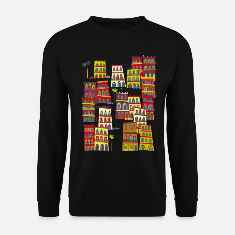 Havanna, Kuba - Unisex Pullover - Schwarz