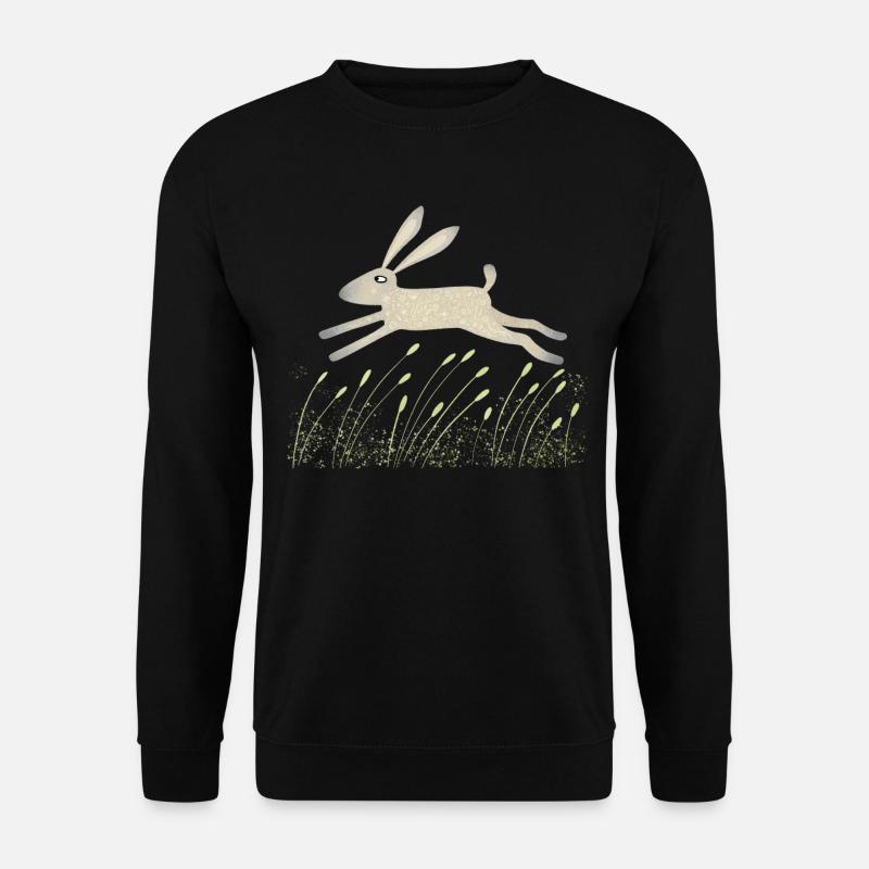 Hase - Unisex Pullover - Schwarz