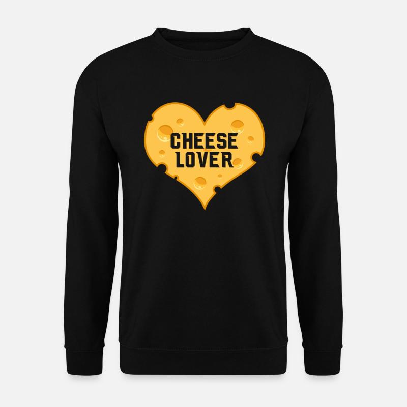 Cheese lover - Unisex Sweatshirt - black