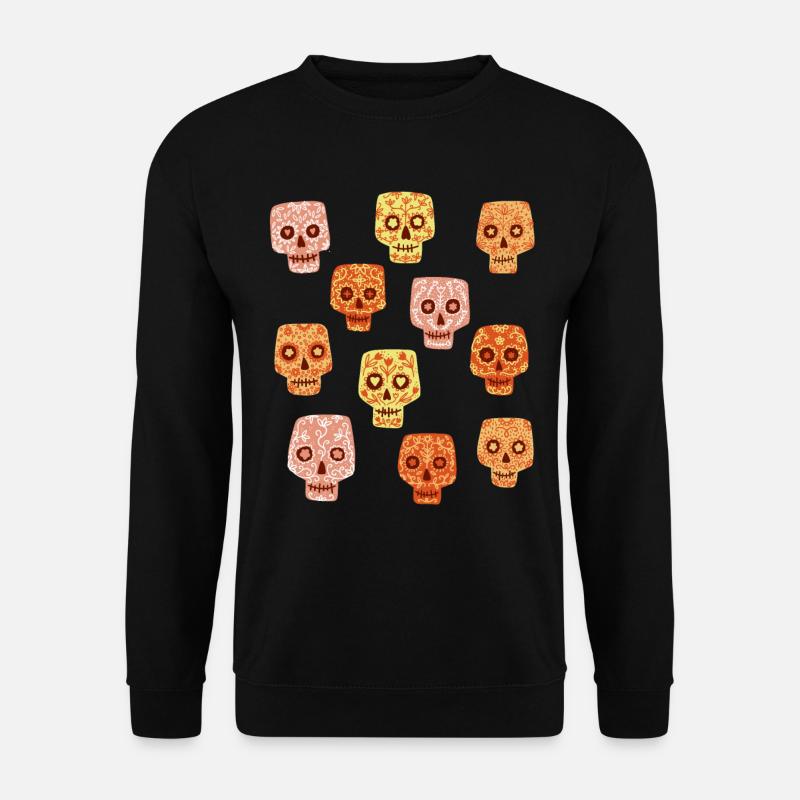 Sugar Skulls - Unisex Sweatshirt - black