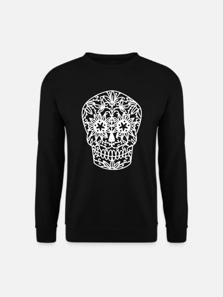 Day of the Dead Sugar Skull - Unisex Sweatshirt - black
