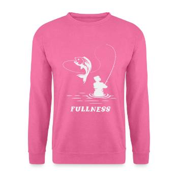Cadeau de passe-temps de pêche Full Full Full Fish Catch - Sweat-shirt Unisexe - rose - Devant