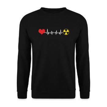 Medical Profession Radiologic Technologists Gifts - Unisex Sweatshirt - black - Front - Alina (178cm) & Michal (187cm)
