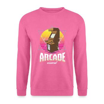 Videogames Gamer Arcade Games Gaming Arcade - Unisex Sweatshirt - pink - Front