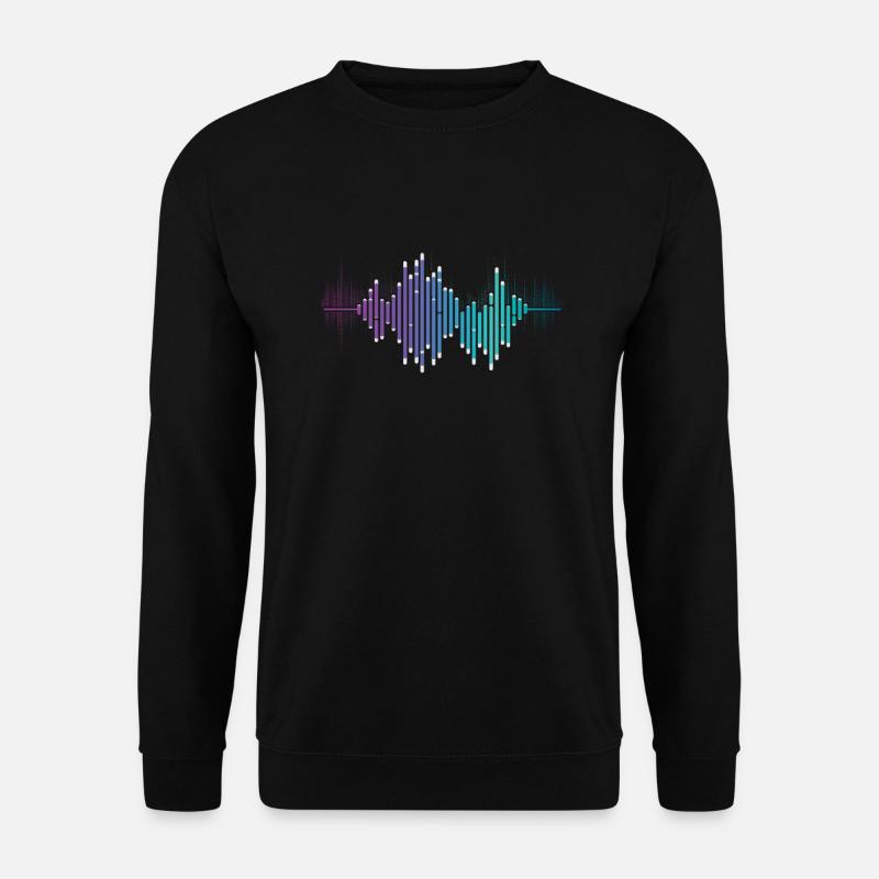 Sound Wave Technician Technische Aufnahme Musik - Unisex Pullover - Schwarz