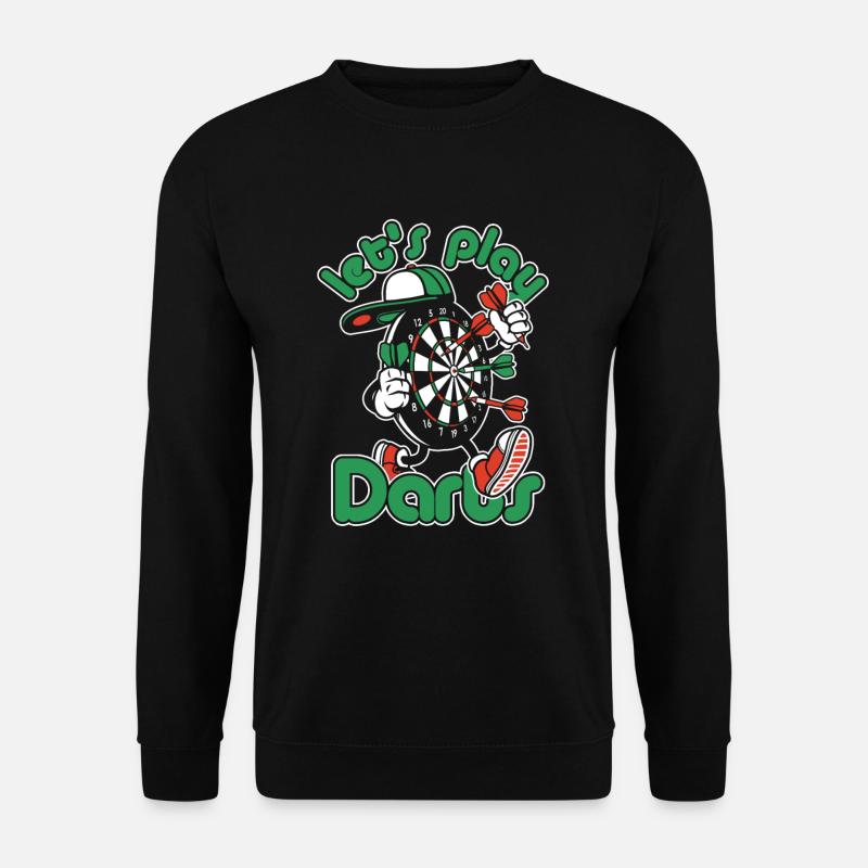 Tungsten Throwers Dartsmith Dartboard Gift - Unisex Sweatshirt - black