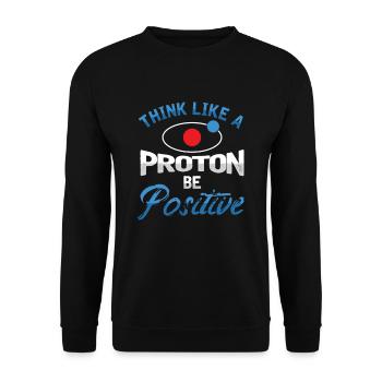 Inspirational Biology Chemistry BioChemistry - Unisex Pullover - Schwarz - Vorne - Alina (178cm) & Michal (187cm)