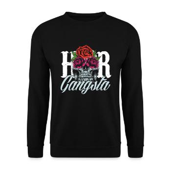 Gestionnaire des ressources humaines Gestion des employés - Sweat-shirt Unisexe - noir - Devant - Alina (178cm) & Michal (187cm)