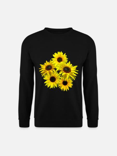 Bouquet of sunflowers, sunflower, sunflowers - Unisex Sweatshirt - black