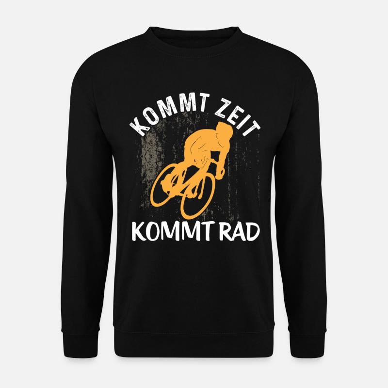 Rennrad - Kommt Zeit Kommt Rad - Unisex Pullover - Schwarz