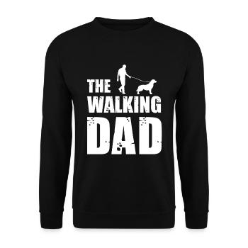 Golden Retriver I Love Animals Gift - Sweat-shirt Unisexe - noir - Devant - Alina (178cm) & Michal (187cm)