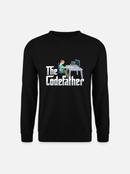 Lustiger IT-Abteilung-Softwareentwickler-Computer - Unisex Pullover - Schwarz