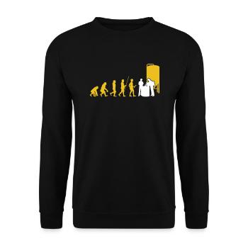 Brewery Brewing Ciders Fermentation Gift Beer - Unisex Sweatshirt - black - Front - Alina (178cm) & Michal (187cm)