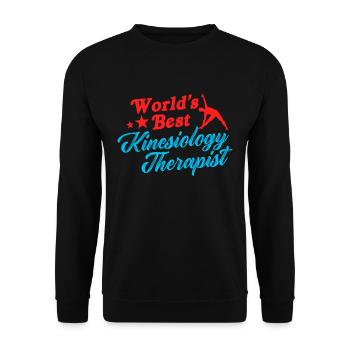 Kinésiologue Physiologue Sports Science World - Sweat-shirt Unisexe - noir - Devant - Alina (178cm) & Michal (187cm)