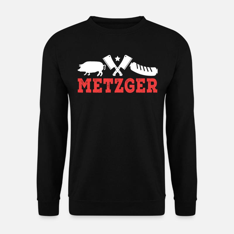 Metzger - Unisex Pullover - Schwarz