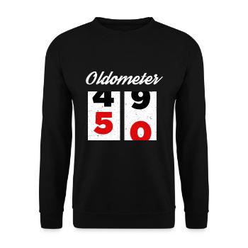 50th Birthday Born In 1970 70s Baby 50 Years Old - Unisex Sweatshirt - black - Front - Alina (178cm) & Michal (187cm)