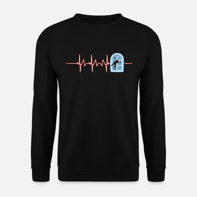Window Cleaner Cleaning Architectural Glass - Unisex Sweatshirt - black