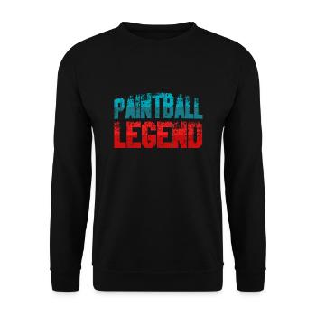 Paintball Legend Paintball Marqueur Paintball - Sweat-shirt Unisexe - noir - Devant - Alina (178cm) & Michal (187cm)