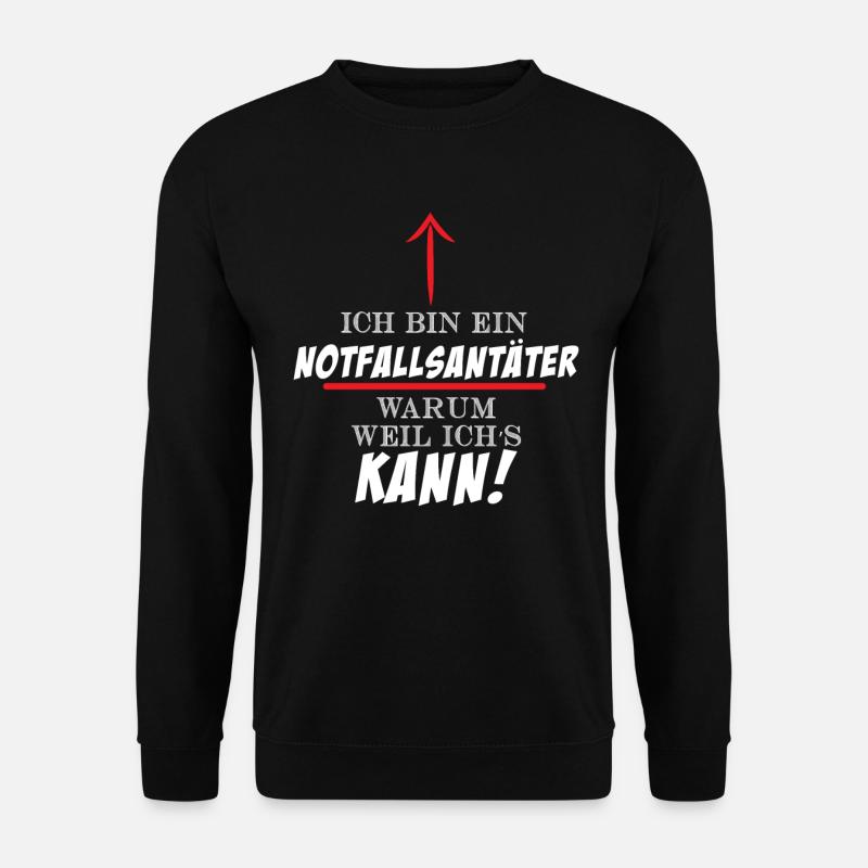 Ich bin ein Notfallsanitäter - Unisex Pullover - Schwarz