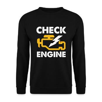 Mechaniker Autoreparaturmaschinen Autos Fahrzeuge Geschenk - Unisex Pullover - Schwarz - Vorne - Alina (178cm) & Michal (187cm)