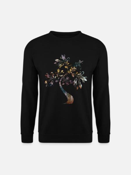 Cadeau ésotérique de l'arbre de vie - Sweat-shirt Unisexe - noir