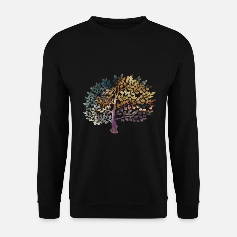 Baum des Lebens - Unisex Pullover - Schwarz