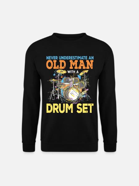 Drums drummer drummer drum gift - Unisex Sweatshirt - black