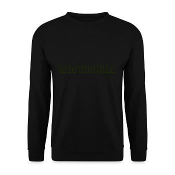 Westerwald Pfalz Geschenkidee Geburtstag Wandern - Unisex Pullover - Schwarz - Vorne - Alina (178cm) & Michal (187cm)