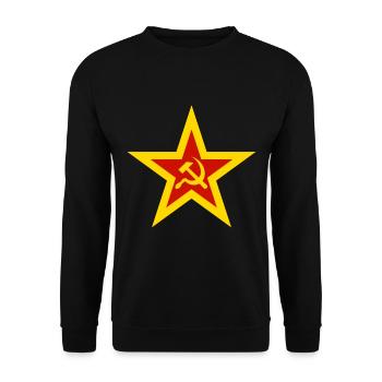 communism - Unisex Sweatshirt - black - Front - Alina (178cm) & Michal (187cm)