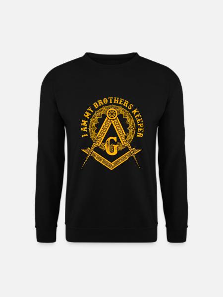 Brothers Keeper Illuminati Symbol Masonic - Unisex Sweatshirt - black