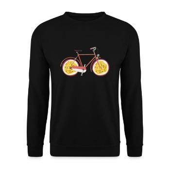Fahrrad Passion Obsträder Bike Bike Biker - Unisex Pullover - Schwarz - Vorne - Alina (178cm) & Michal (187cm)
