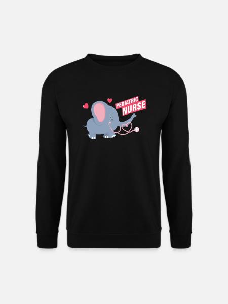 Kinderkrankenschwester Medizin Arzt Beruf Geschenk - Unisex Pullover - Schwarz